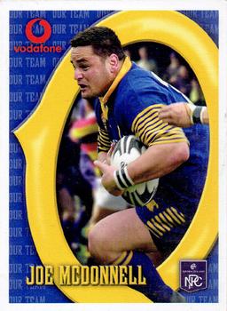 2003 Otago Rugby Football Union Our Team Collector Series #NNO Joe McDonnell Front